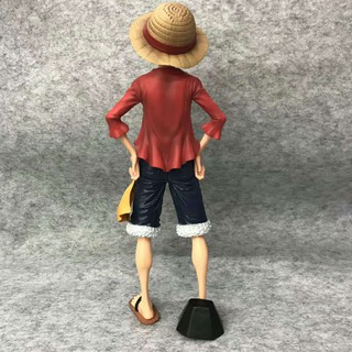 Mô hình One Piece Monkey D. Luffy đứng 3 đầu - 23 cm