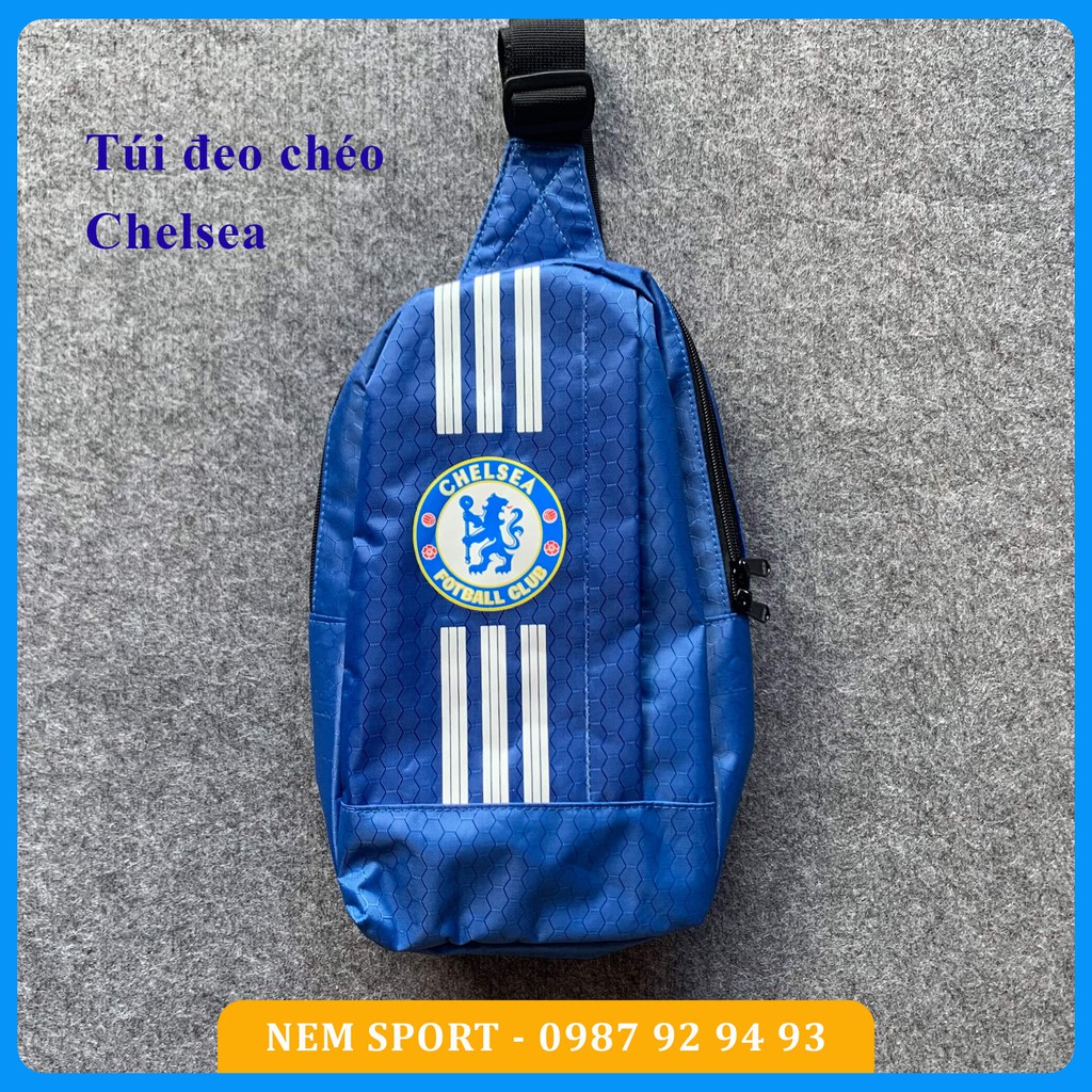 [ Rẻ Vô Địch ] Túi Đeo Chéo CLB Chelsea Màu Xanh Đẹp