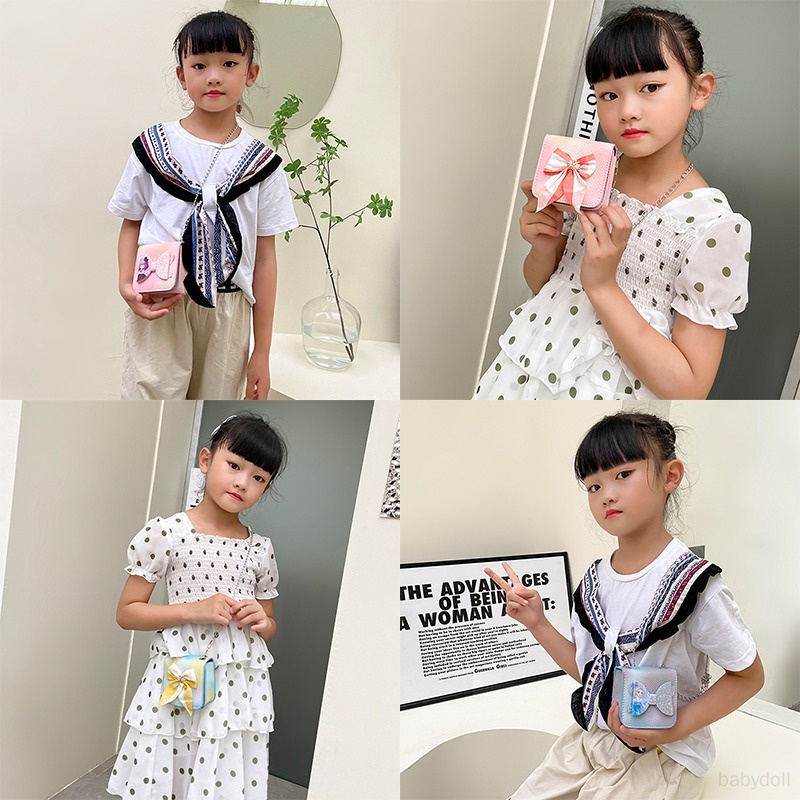 Túi Đeo Chéo Vai Công Chúa Nhỏ Dễ Thương Thời Trang Cho Bé Gái