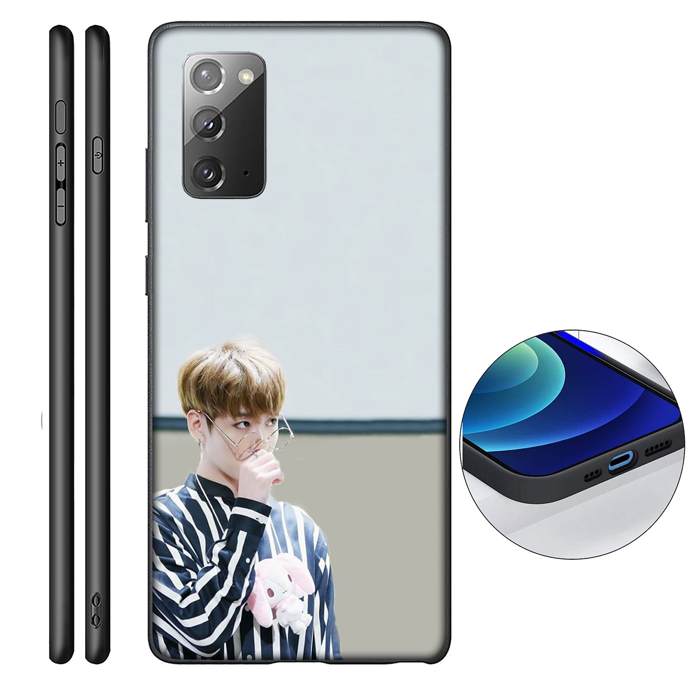 Ốp Điện Thoại Silicon Mềm Hình Jungkook K Pop K126 Cho Samsung Galaxy A9 A8 A7 A6 Plus J8 2018 + A21s A70 M20 A6 + A8 + 6plus