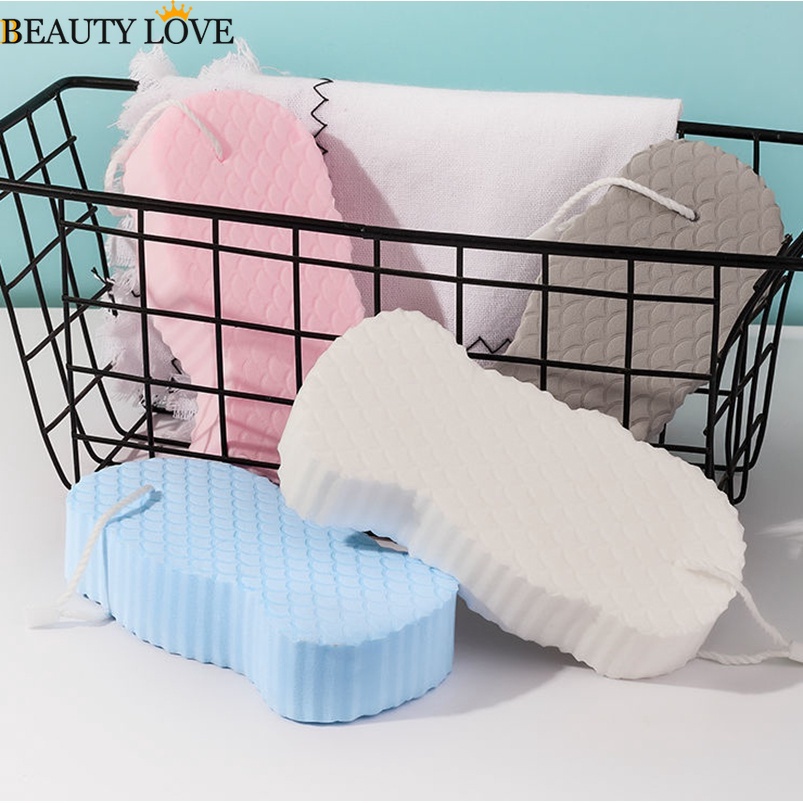 Miếng Bọt Biển Tắm 3D Siêu Mềm Giúp Tẩy Tế Bào Chết Cho Nam Nữ