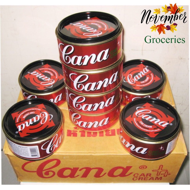Kem Đánh Bóng Xóa Trầy Xước Sơn Ô tô - Xe Máy, Đánh Bóng Kim Loại - Cana Car Cream 50g – 100g – 220g