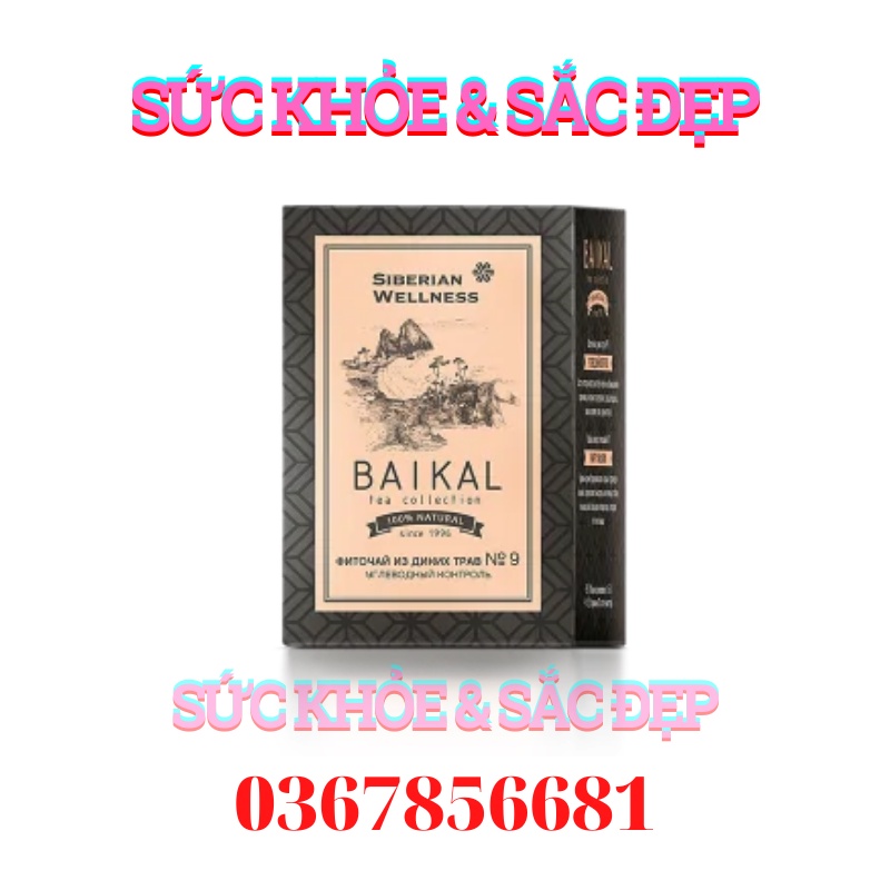 Trà thảo mộc Siberian Baikal tea collection Herbal tea N9 - 30 gói