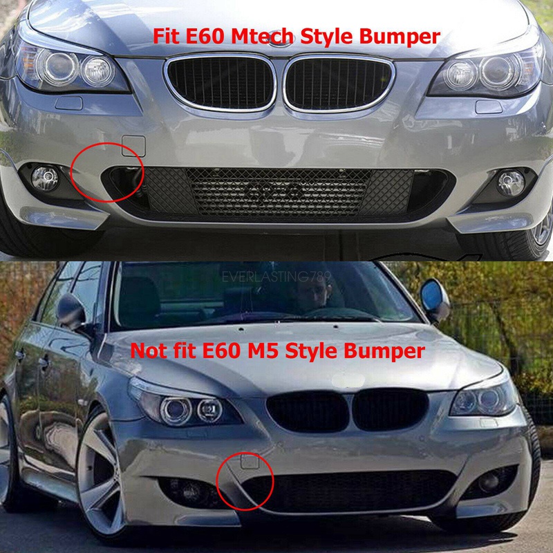 Cặp Vỏ Bọc Đèn Sương Mù Trước Không Có Bóng Đèn Cho BMW E60 E90 E92 E93 M-Tech