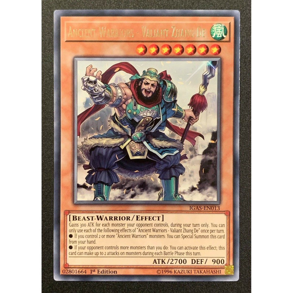 THẺ BÀI YUGIOH ZHANGE DE