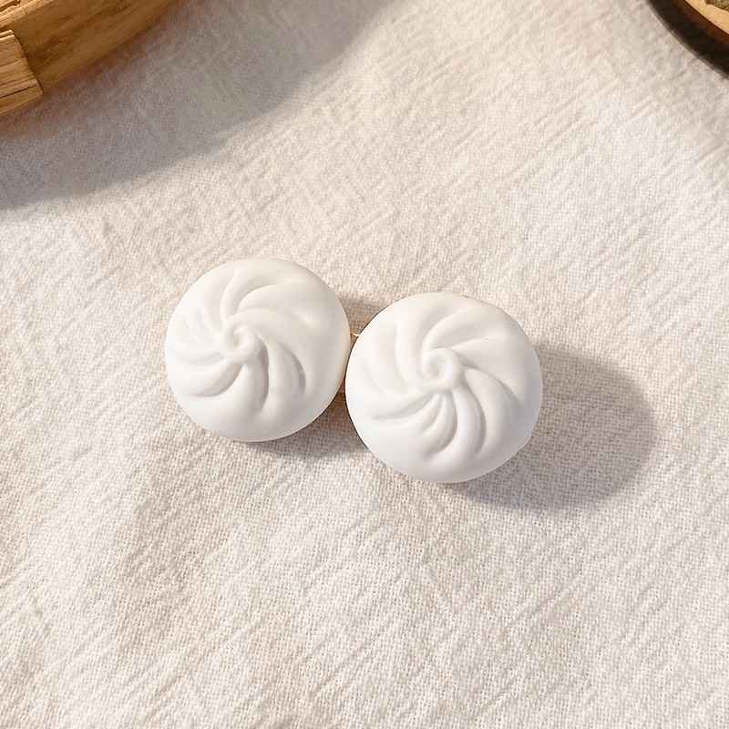 Kẹp tóc hình bánh bao / há cảo cỡ nhỏ thiết kế sáng tạo dễ thương