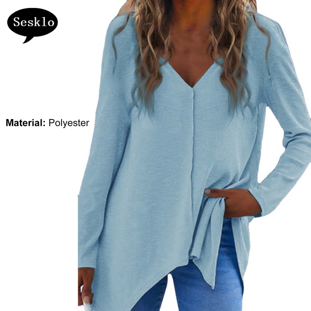 Áo sweater dệt kim màu sáng chống nhăn thời trang mùa đông cho nữ
 | BigBuy360 - bigbuy360.vn