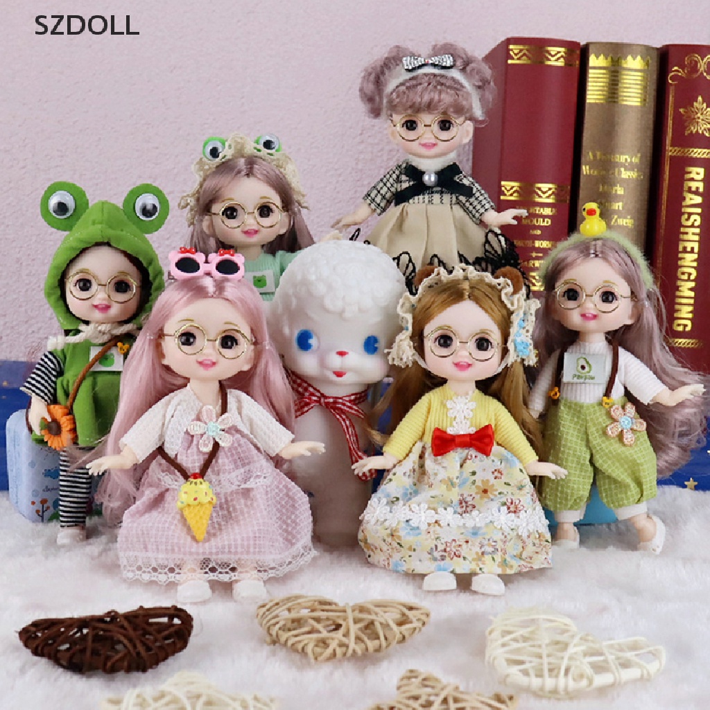 Đầm Búp Bê 16-18cm Cho Búp Bê Ob11
