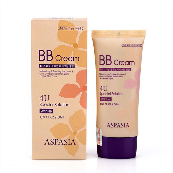 Kem Nền Che Khuyết Điểm Chống Nắng Hiệu Quả Aspasia 4U Special B.B Solution Cream 50ml (100% From Korea)