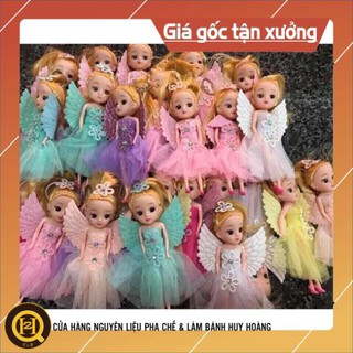 Combo 10 búp bê chibi thiên thần có cánh - trang trí bánh phụ kiện sinh nhật