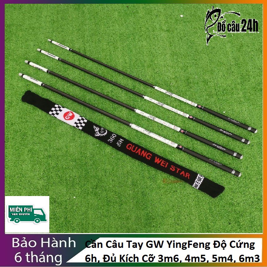 Cần Câu Tay GW YingFeng 5H Carbon, Đủ kích Cỡ chất lượng 6868