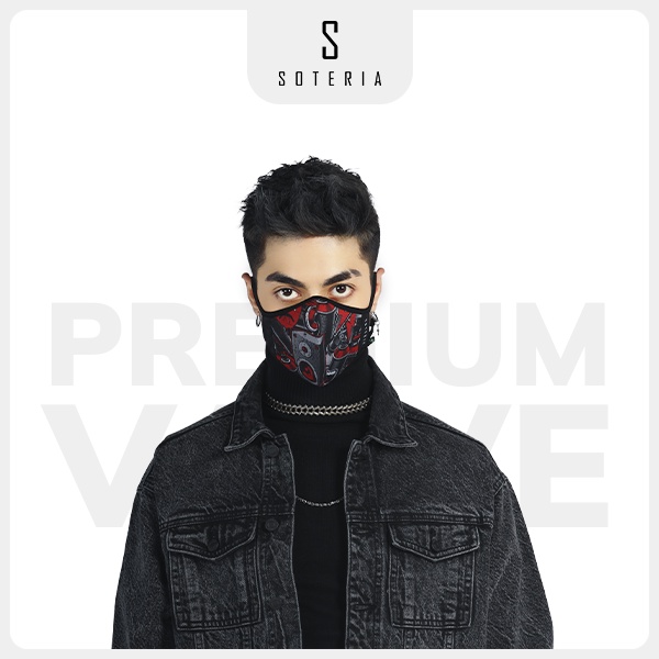 Khẩu trang thời trang Soteria Rap ST183 - N95 lọc hơn 99% bụi mịn 0.1 micro - Size S,M,L