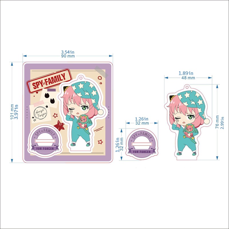 Giá Đỡ Trưng Bày Mô Hình Nhân Vật Anime Bằng Acrylic