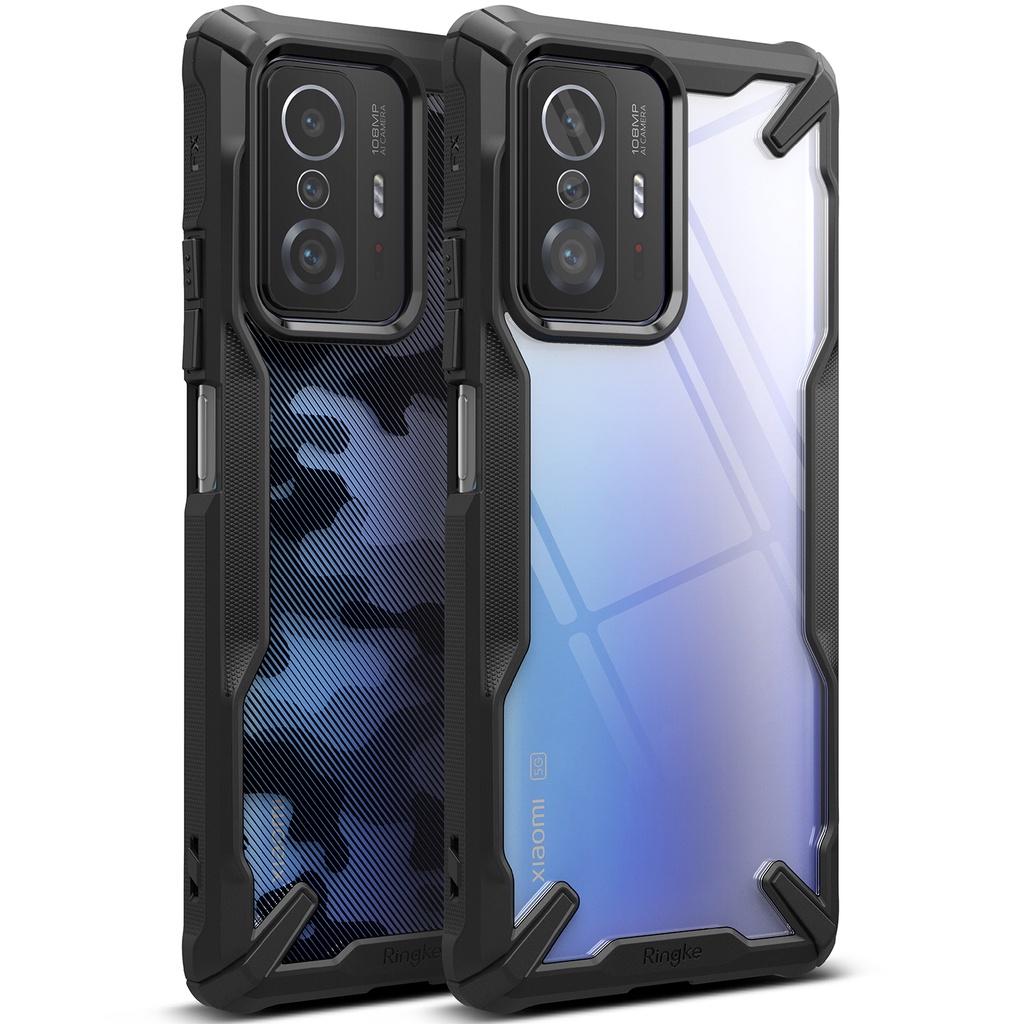 Ốp điện thoại Ringke Fusion-X trong suốt chống suốt bảo vệ cho Xiaomi 11T 11T Pro Mi 11