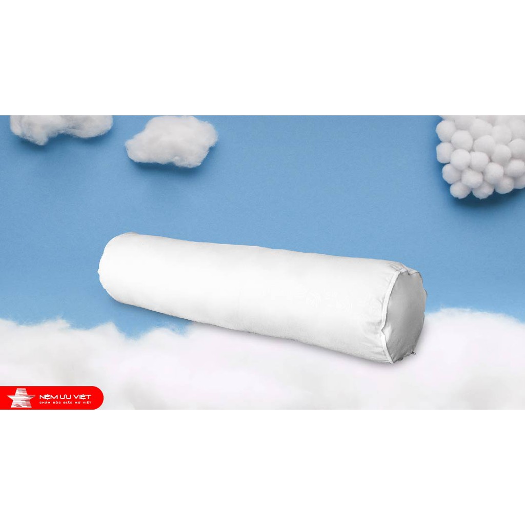 Gối ôm Fiber cao cấp Ưu Việt 25 x 100 cm - Gối ôm dành cho người lớn