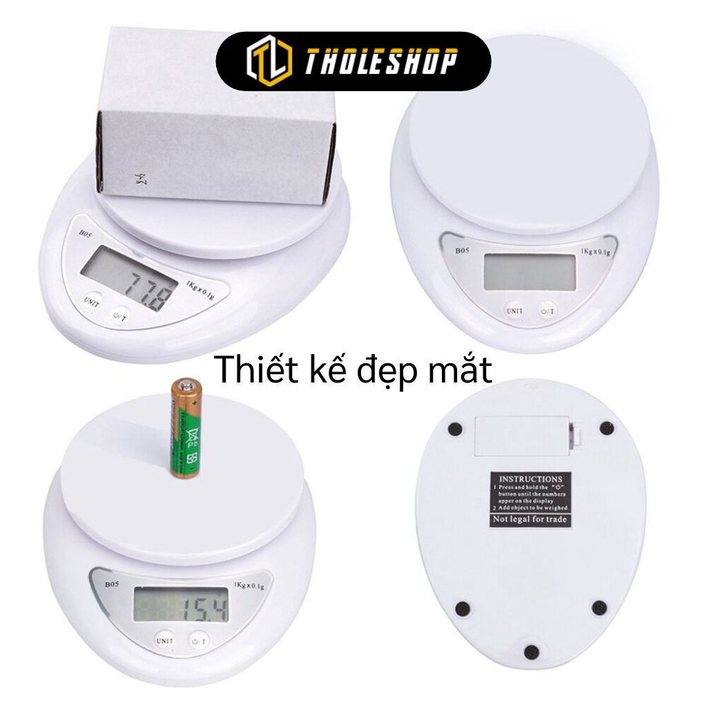 Cân Nhà Bếp GIGAHOME Cân Tiểu Ly Điện Tử Mini Electronic B05 1kg, Độ Chính Xác Cao 9675