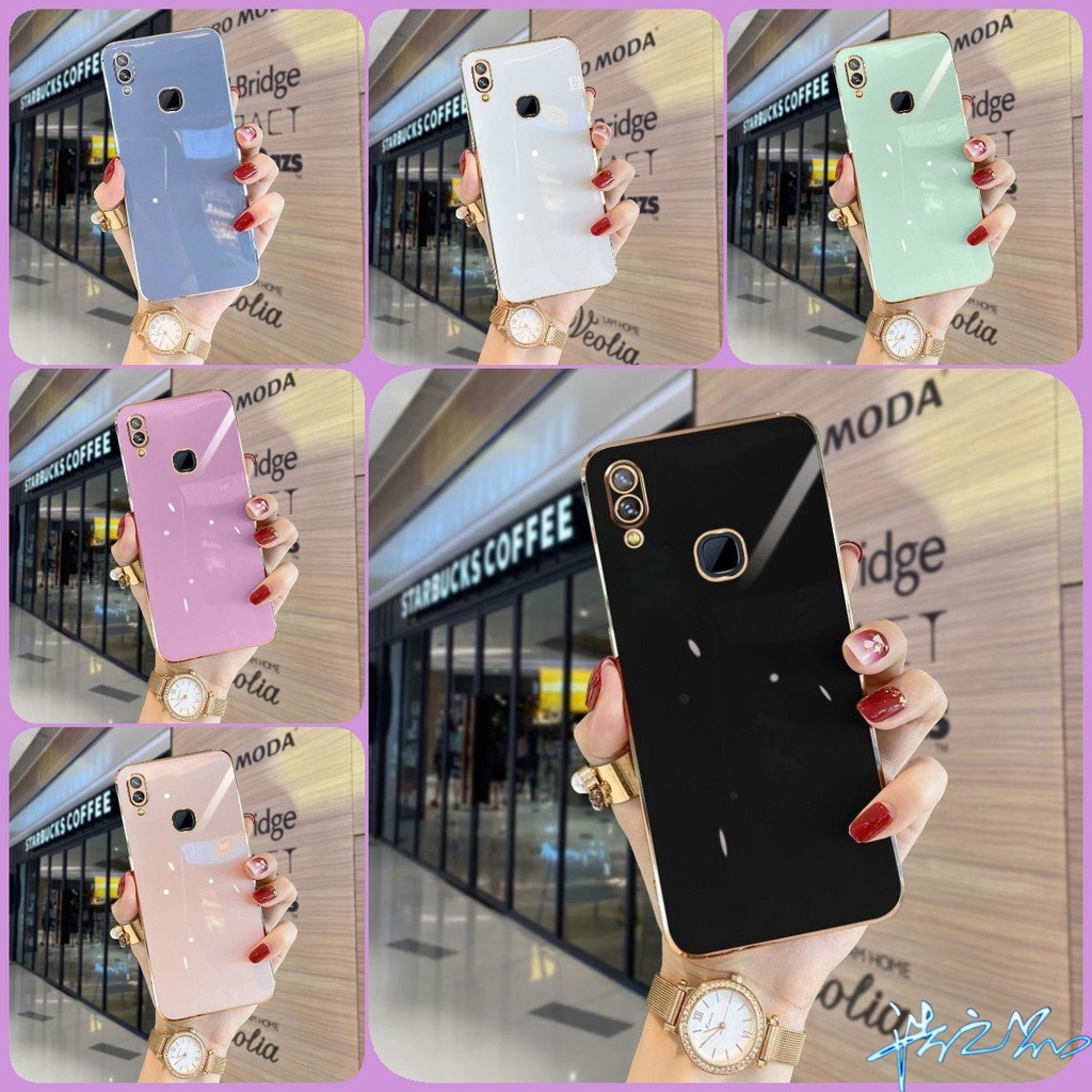 Ốp Điện Thoại Silicon Mềm Kết Cấu Sang Trọng Bảo Vệ Cho Vivo V11i Y95 Y91i Y91 V9 Y85 2022