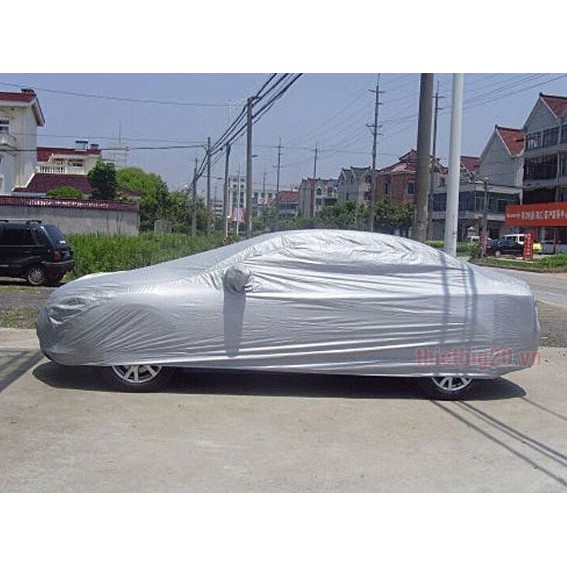 Bạt phủ xe ô tô tráng bạc cách nhiệt, chống nắng mưa ăn mòn hiệu quả (Đủ size A-D, SEDAN, HATCHBACK, SUV) BPS