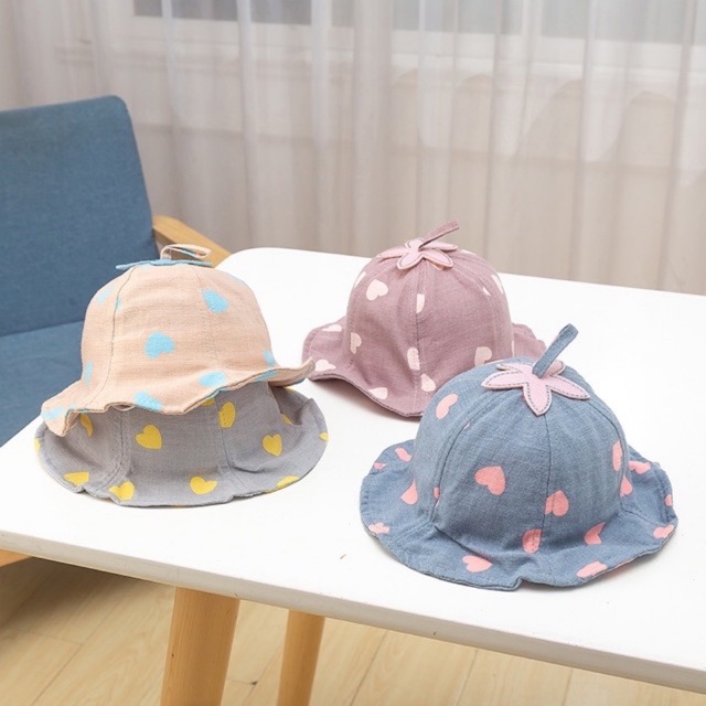 MŨ VÀNH TRÁI DÂU CHO BÉ