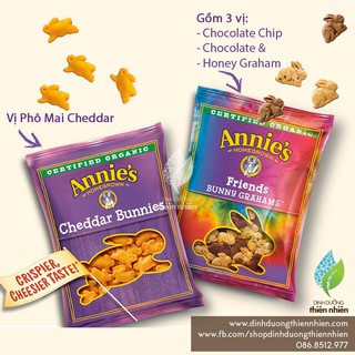 Bánh Snack Hữu Cơ Trẻ Em Hình Thỏ Annie's Organic Bunny Snacks, 28g / Gói