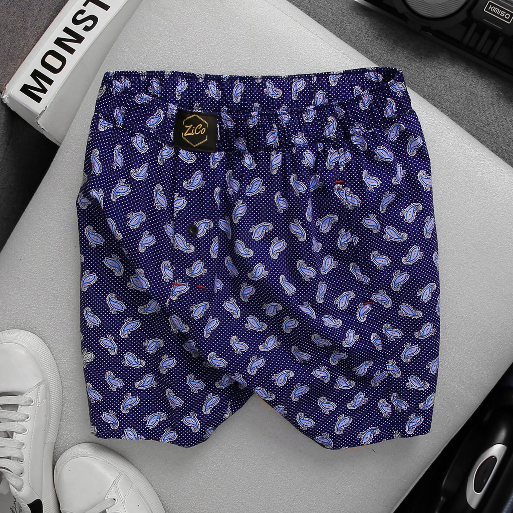 Quần đùi ngủ mặc ở nhà cho nam BIG SIZE từ 75 - 90kg - Lưng thun co dãn thoải mái, vải cotton mềm mịn, thấm hút mồ hôi | BigBuy360 - bigbuy360.vn