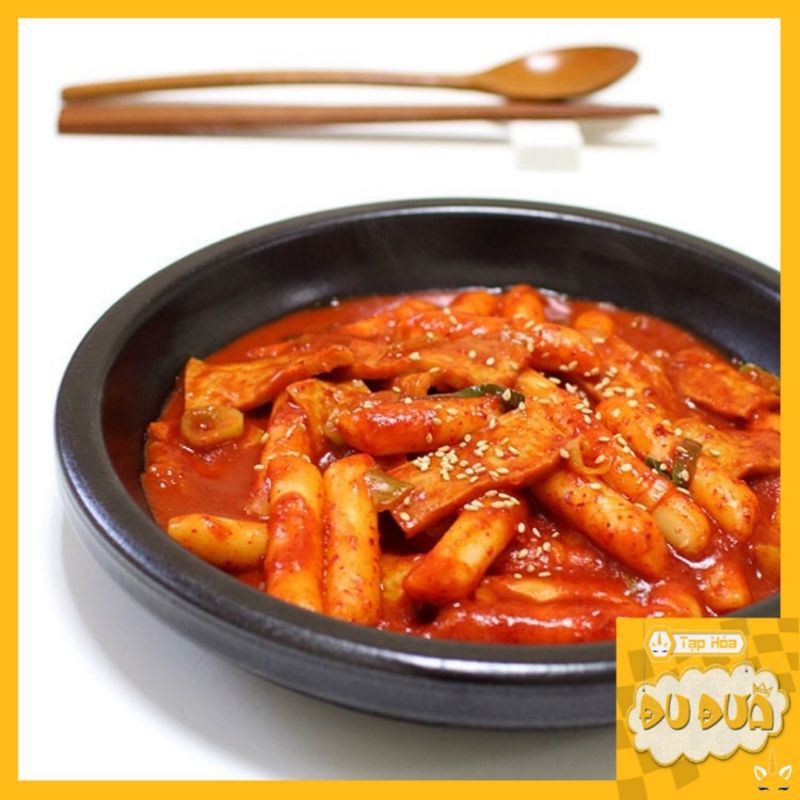 [Có sẵn] Bánh Gạo Cay Tự Sôi Tteokbokki 320g Siêu Cay Thơm Ngon