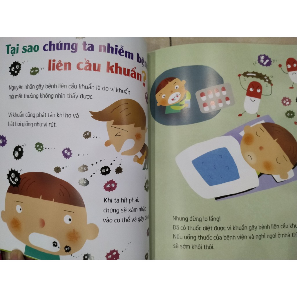 Sách ehon - Các bệnh thường gặp ( 5 cuốn )