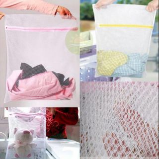 Túi Lưới Giặt Đựng Quần Áo, Đồ Lót Trong Máy Giặt - Túi Giặt Bảo Quản Quần Áo kích thước lớn 40x50cm