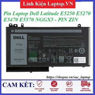 ⚡️pin laptop dell latitude e5250 e5270 e5470 e5570 nggx5 rdrh9 jy8d6 47wh