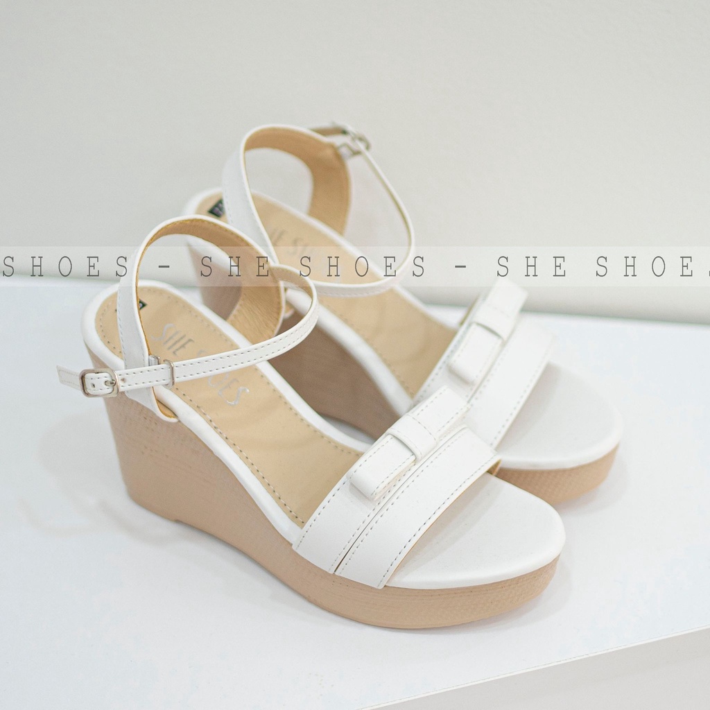 Giày sandal đế xuồng ♥️Freeship♥️ sandal quai ngang 9p siêu xinh. ĐỘC QUYỀN BỞI SHE SHOES - SDX09043