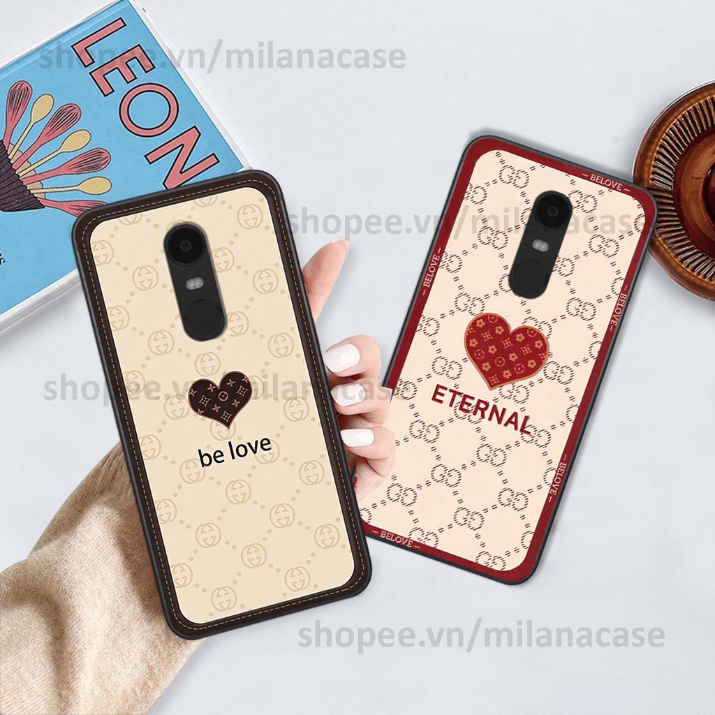 Ốp Xiaomi Redmi Note 4/ Note 4x / Redmi 5 Plus hình trái tim be love tình yêu siêu đẹp, cá tính, thời trang