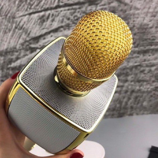 Micro Karaoke Bluetooth YS-91 Mic không dây có chỉnh giọng hỗ trợ ghi âm thẻ nhớ bass chuẩn BH6 tháng FREE SHIP