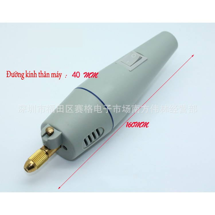 Bộ máy khoan mài cắt cầm tay mini