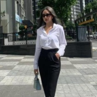 🔱🔱 Áo sơ mi nữ trắng cơ bản 🔱  Xuất Châu Âu 🔱🔱