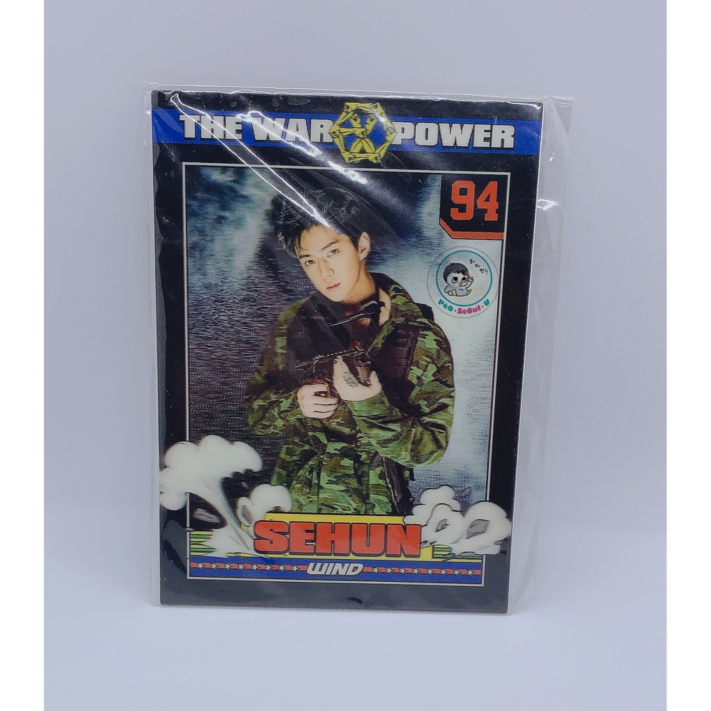 {SM Official - Có Sẵn} EXO ~ Power goods: Lenticular postcard/ Nguyên seal