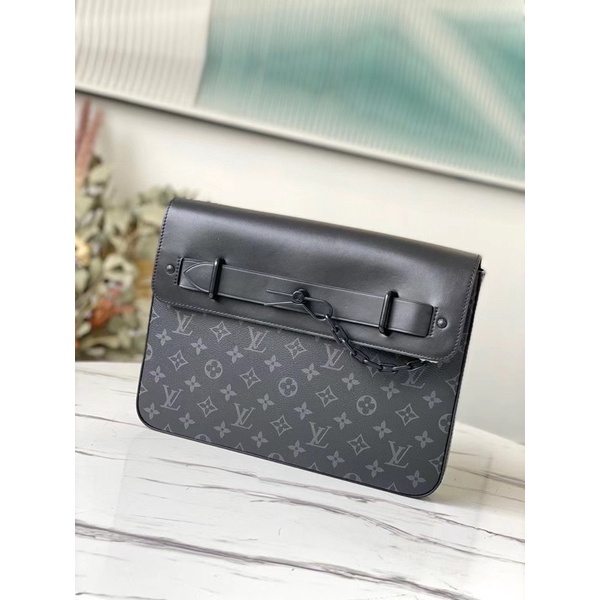 Ví Clutch Monogram fullbox lót logo form đẹp size 32cm da đẹp đanh