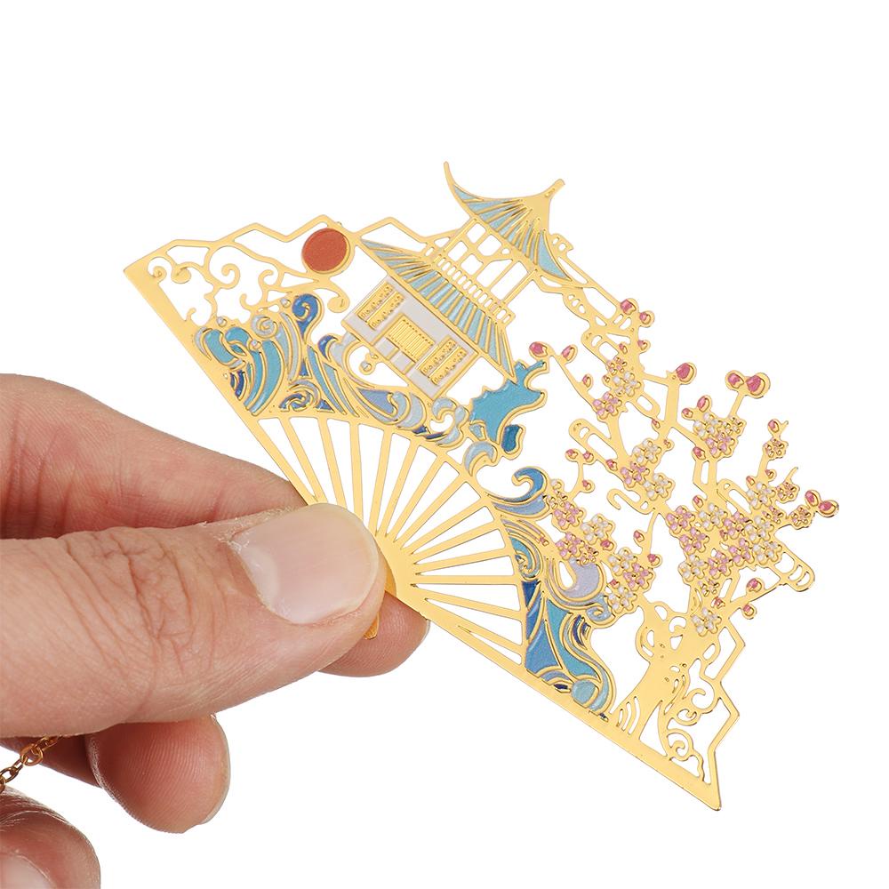 Bookmark Bằng Đồng Thau Phong Cách Trung Hoa Cổ Điển