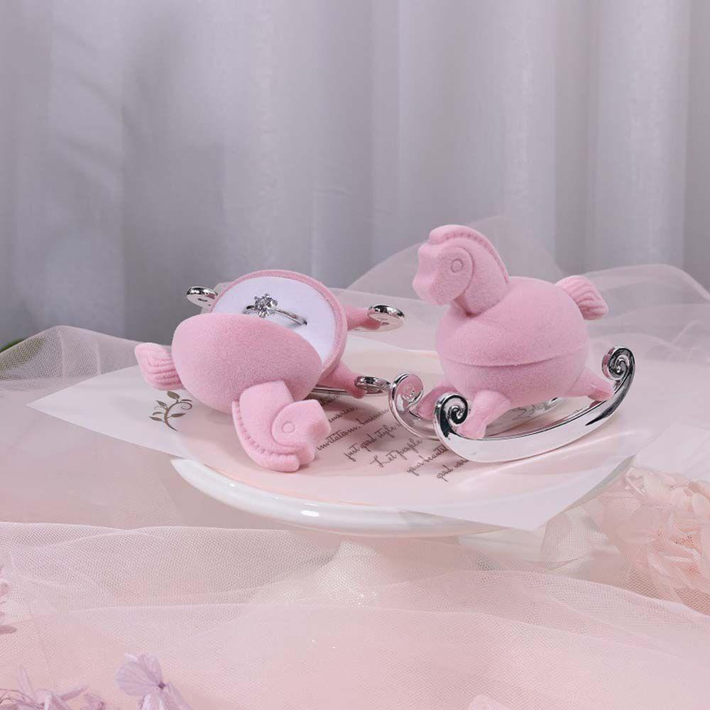 Vỏ Bọc Hộp Trang Sức Bằng Vải Nhung Sang Trọng|Hộp Đựng Trang Sức Làm Quà Giá Đỡ