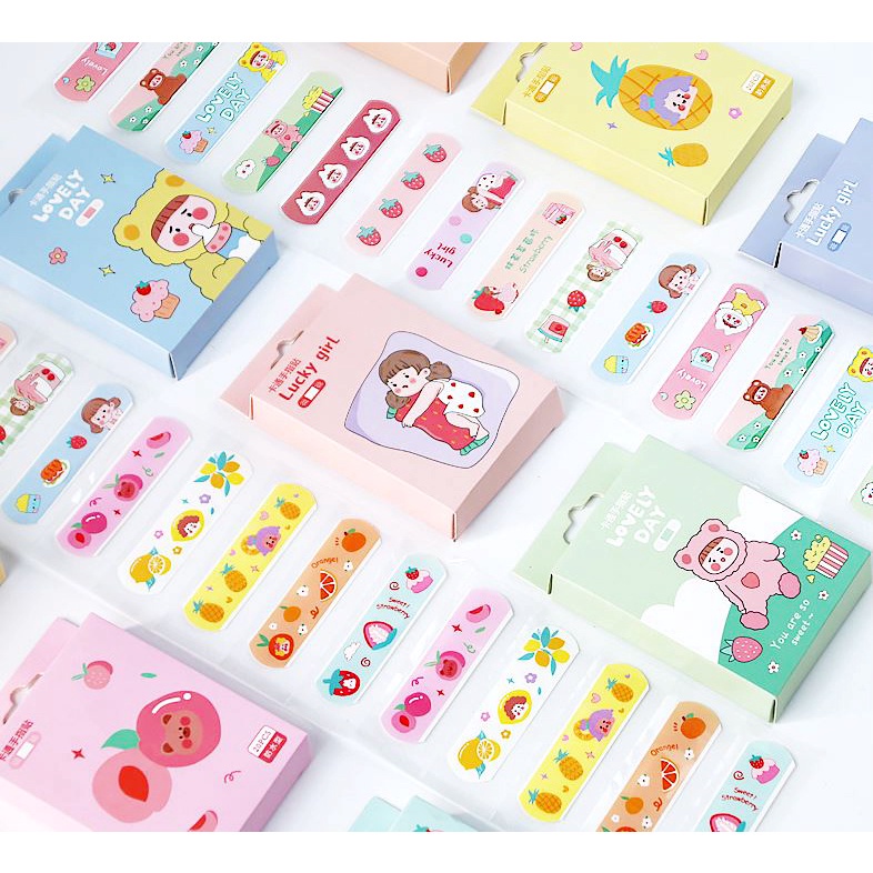 Hộp 20 Cái Băng Cá Nhân Ugo HGVN Dán Vết Thương Xinh Xắn #183