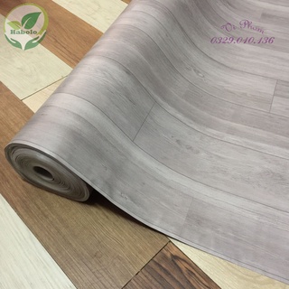 Mua Simili trải sàn siêu bền chống nước vân gỗ màu xám trắng  bề mặt có vân nhám như gỗ thật.
