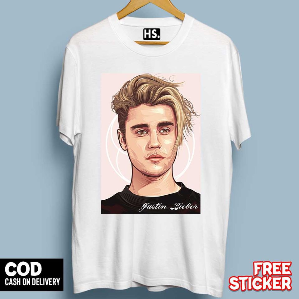 Áo thun in hình JUSTIN BIEBER cực chất