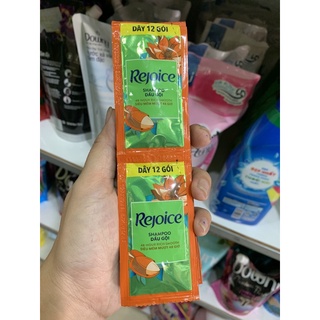 Dầu gội/ xả Rejoice Siêu mềm mượt, dây 12 gói