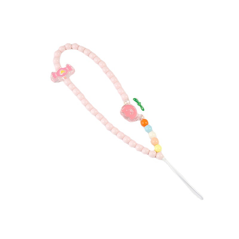 Dây Đeo Điện Thoại Xâu Hạt DIY Hình Vịt Hoạt Hình Trang Sức Dành Cho Nữ