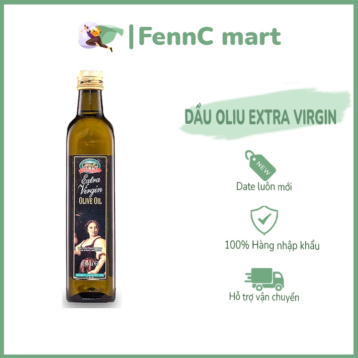 Dầu Oliu Extra Virgin chính hãng nguyên chất Campagna 1L FENNC