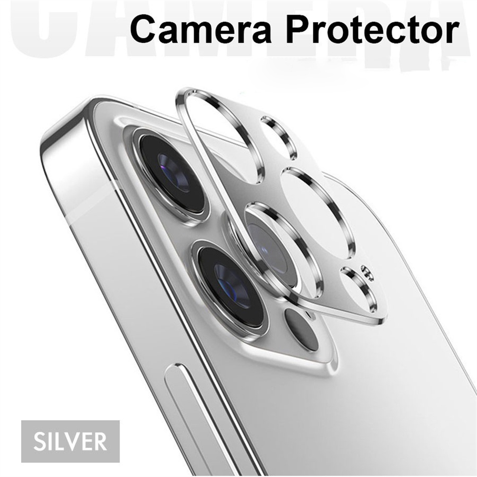 Miếng Dán Bảo Vệ Camera Sau Bằng Kim Loại Cho iPhone 14 Plus 13 Max 12 Mini 11 Pro Ốp