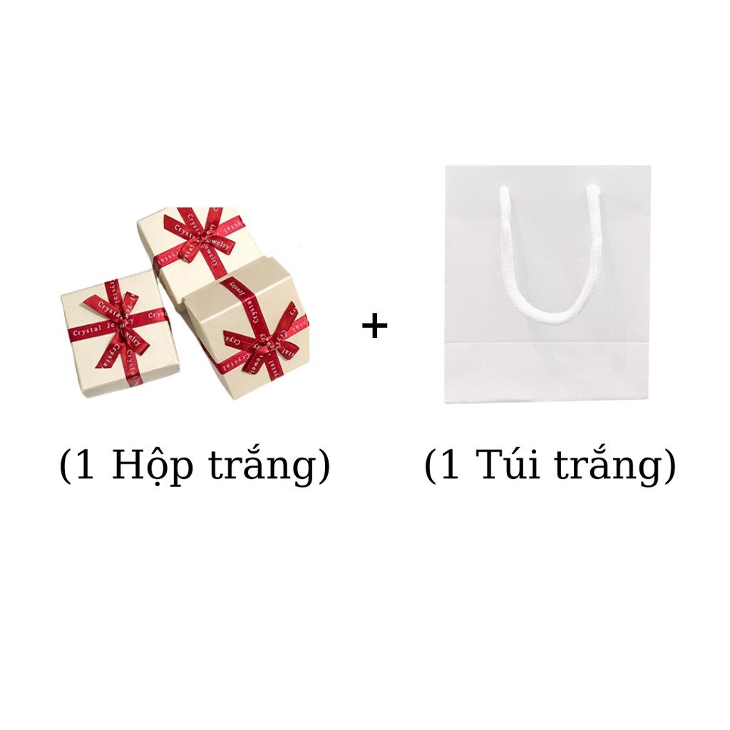 Hộp đựng quà thắt nơ, hộp đựng trang sức, túi đựng quà sang trọng, lịch sự | GEMY SILVER