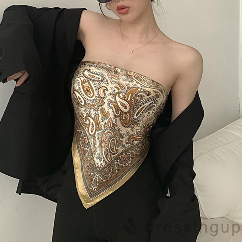 Áo Ống In Họa Tiết Sáng Tạo Gợi Cảm Cho Nữ | BigBuy360 - bigbuy360.vn
