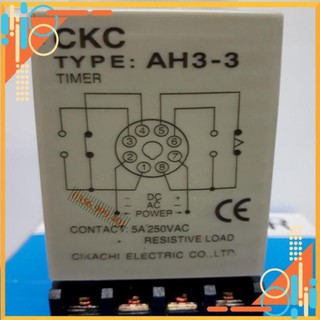 Rơ le, Relay thời gianTimer CKC AH3-3 220VAC