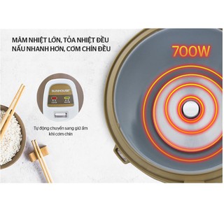 Nồi cơm điện Sunhouse SHD8616 1.8L