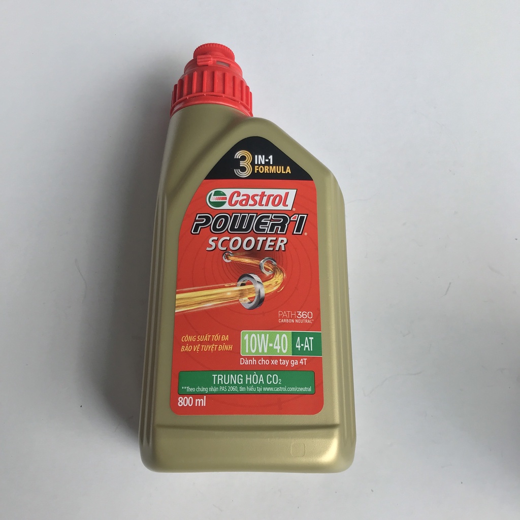 Dầu nhớt Castrol Power 800ml dầu xe máy , xe ga, xe số